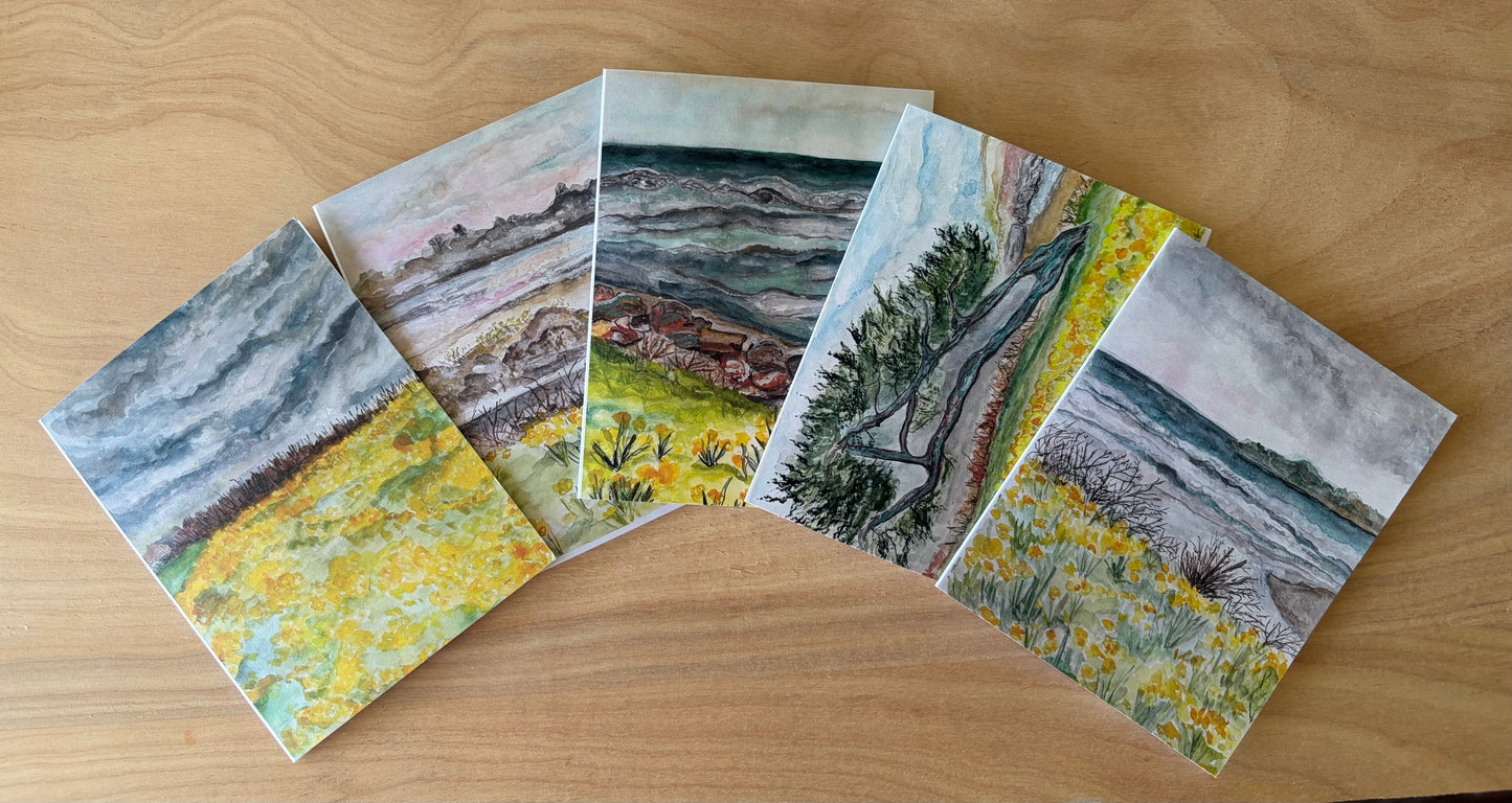 Daffodil Collection-Set of 5 Art Cards