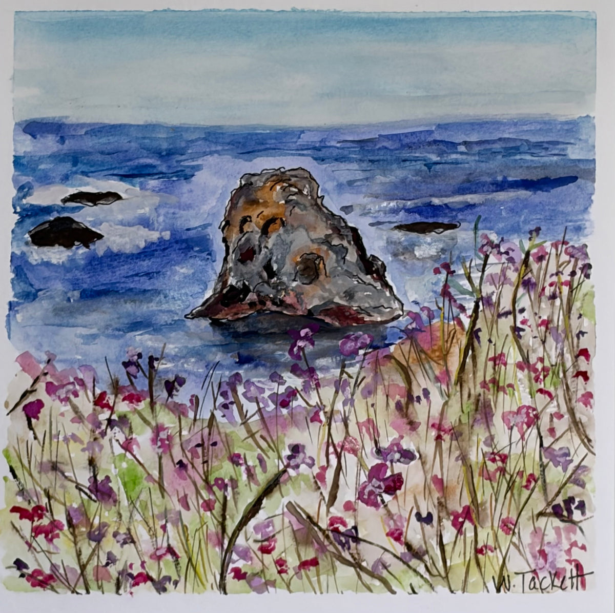 Where the Wildflowers Meet the Sea