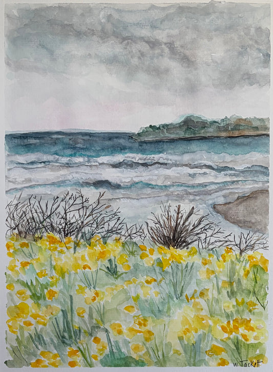 Storm Light Over the Daffodil Shore