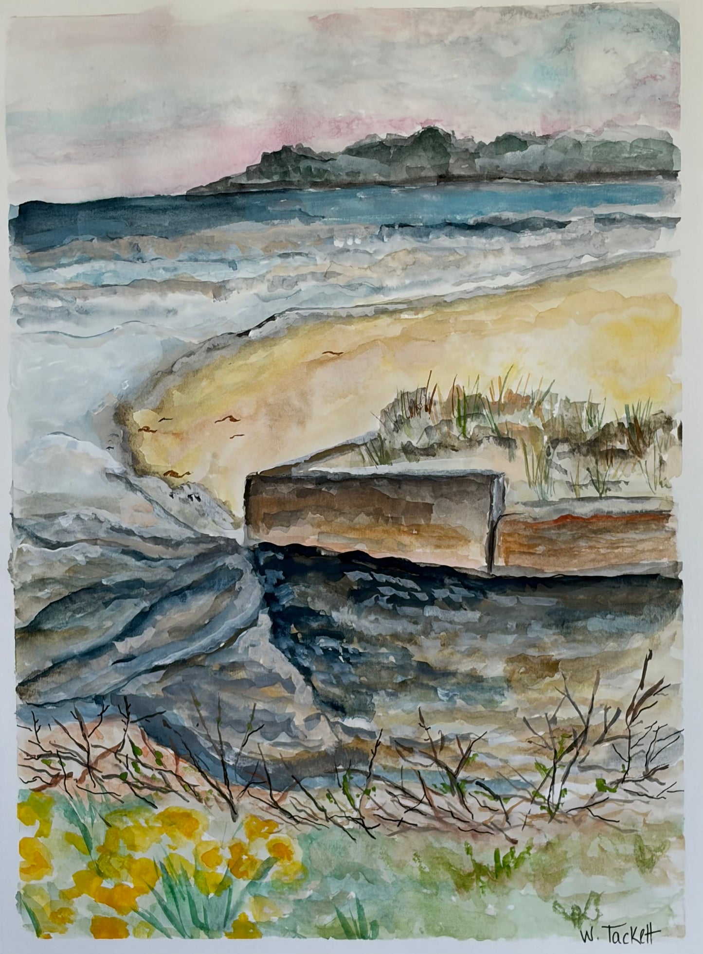 Sea's Soft Return