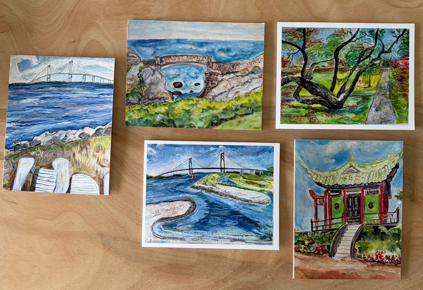 Watercolor Card Bundle | Set of 5