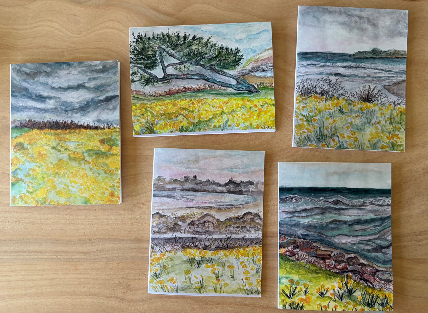 Daffodil Collection-Set of 5 Art Cards